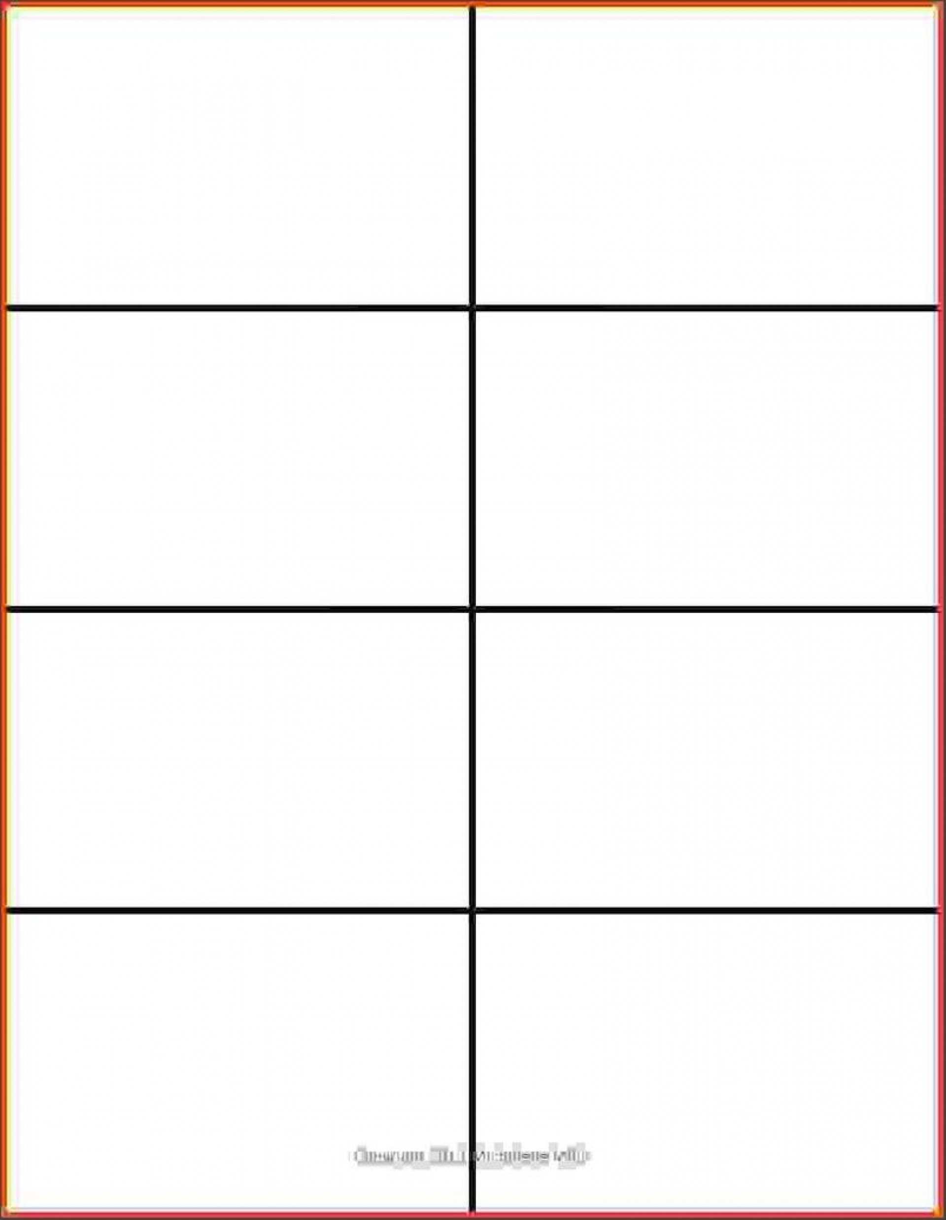 Flashcard Template Printable