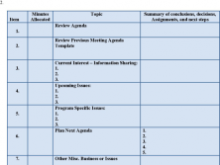 64 Creative Operations Meeting Agenda Template Layouts for Operations Meeting Agenda Template