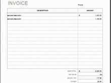 64 Customize Contractor Invoice Template Excel Photo with Contractor Invoice Template Excel