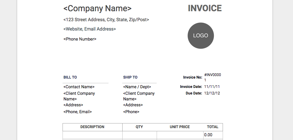 64 Customize Invoice Template For Freelance Work Maker with Invoice Template For Freelance Work