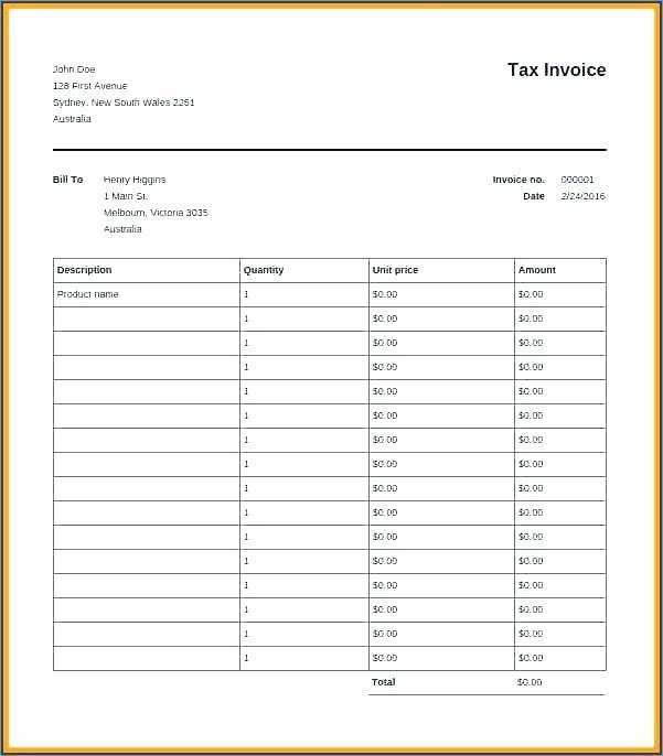 64 Customize Our Free Personal Training Invoice Template With Stunning Design with Personal Training Invoice Template