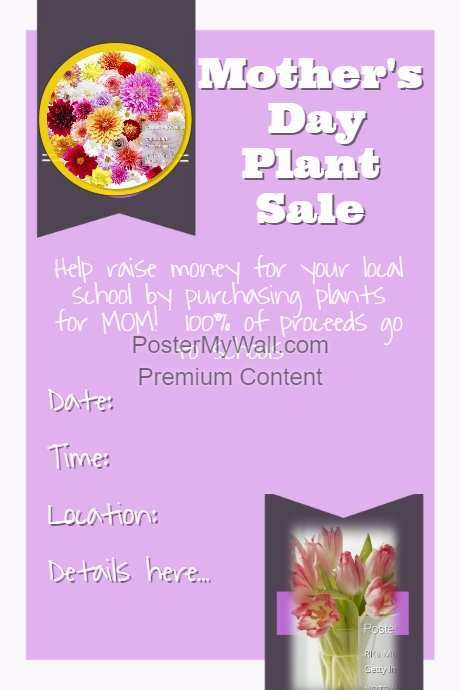 64 Customize Our Free Plant Sale Flyer Template Now by Plant Sale Flyer Template