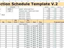 64 Customize Production Schedule Spreadsheet Template Download by Production Schedule Spreadsheet Template