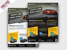 64 Format Car Flyer Template Free in Photoshop by Car Flyer Template Free