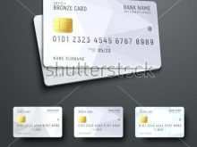 Credit Card Design Template Illustrator