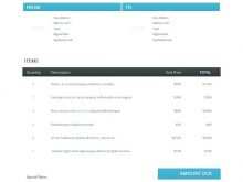 64 Free Html Invoice Template For Email Maker with Html Invoice Template For Email