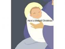 64 Free Printable Christmas Card Template Christian Templates by Christmas Card Template Christian