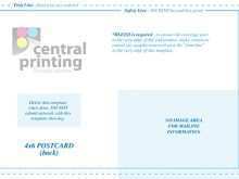 64 Free Printable Postcard Back Template Indesign Maker by Postcard Back Template Indesign
