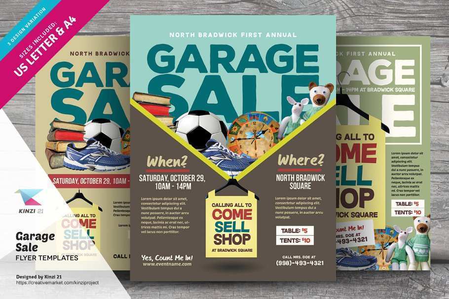 Yard Sale Flyer Template