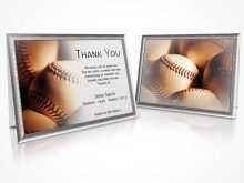 64 How To Create Thank You Card Template Baseball With Stunning Design with Thank You Card Template Baseball