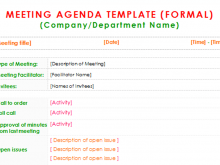 64 How To Create The Best Meeting Agenda Template Templates by The Best Meeting Agenda Template