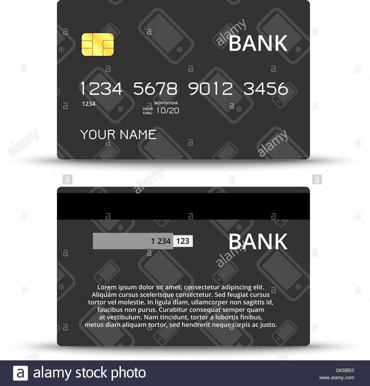 64 Online Credit Card Design Template Illustrator For Free with Credit ...