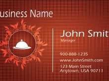 64 Online Name Card Template Restaurant Download for Name Card Template Restaurant