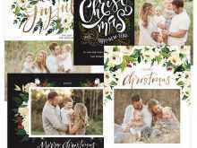 64 Report 5 Photo Christmas Card Template PSD File for 5 Photo Christmas Card Template