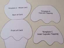64 Report Cupcake Card Template Printable Formating by Cupcake Card Template Printable