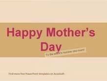 64 Report Mother S Day Card Powerpoint Template in Photoshop by Mother S Day Card Powerpoint Template