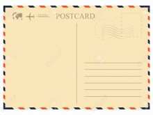 64 Report Postcard Template Stamp Formating with Postcard Template Stamp