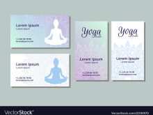 64 Standard Free Yoga Business Card Templates in Word by Free Yoga Business Card Templates