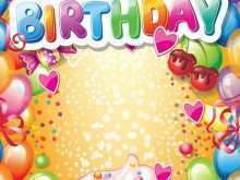 64 Standard Happy Birthday Card Template 1042 29 Formating for Happy Birthday Card Template 1042 29