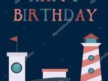 64 Standard Nautical Birthday Card Template Formating by Nautical Birthday Card Template