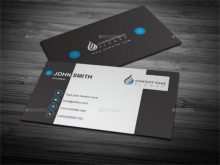 Adobe Photoshop Name Card Template