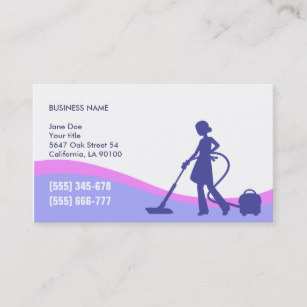 64 The Best Business Card Templates Housekeeping Formating with Business Card Templates Housekeeping