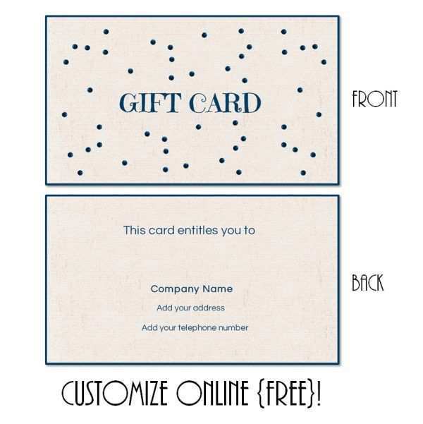 64 The Best Gift Card Template Online Free Now with Gift Card Template Online Free