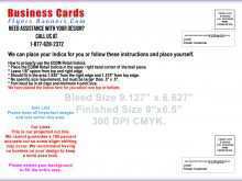 64 Visiting 9X6 Card Template PSD File with 9X6 Card Template
