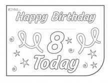 65 Adding 8Th Birthday Card Template Download by 8Th Birthday Card Template
