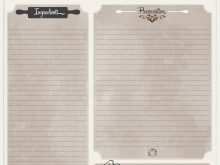 65 Best 8 X 11 Recipe Card Template Formating by 8 X 11 Recipe Card Template
