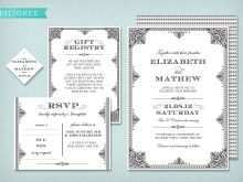 65 Best Wedding Invitation Card Template For Word Now with Wedding Invitation Card Template For Word