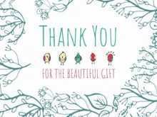 65 Blank Thank You For The Gift Card Template Formating with Thank You For The Gift Card Template