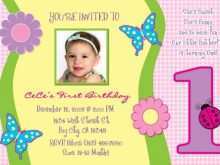65 Create 1 Year Old Birthday Card Template Now for 1 Year Old Birthday Card Template