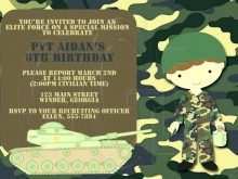 65 Create Army Birthday Card Template Templates by Army Birthday Card Template