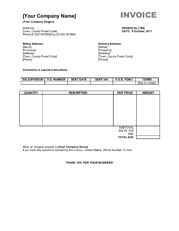 65 Create Freelance Invoice Template Uk Excel in Photoshop for Freelance Invoice Template Uk Excel