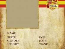 65 Create Hogwarts Id Card Template With Stunning Design for Hogwarts Id Card Template