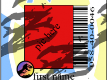 65 Create Jurassic World Id Card Template in Photoshop for Jurassic World Id Card Template