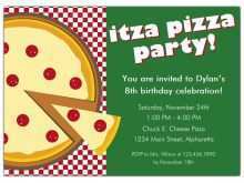 65 Create Pizza Party Flyer Template Templates with Pizza Party Flyer Template