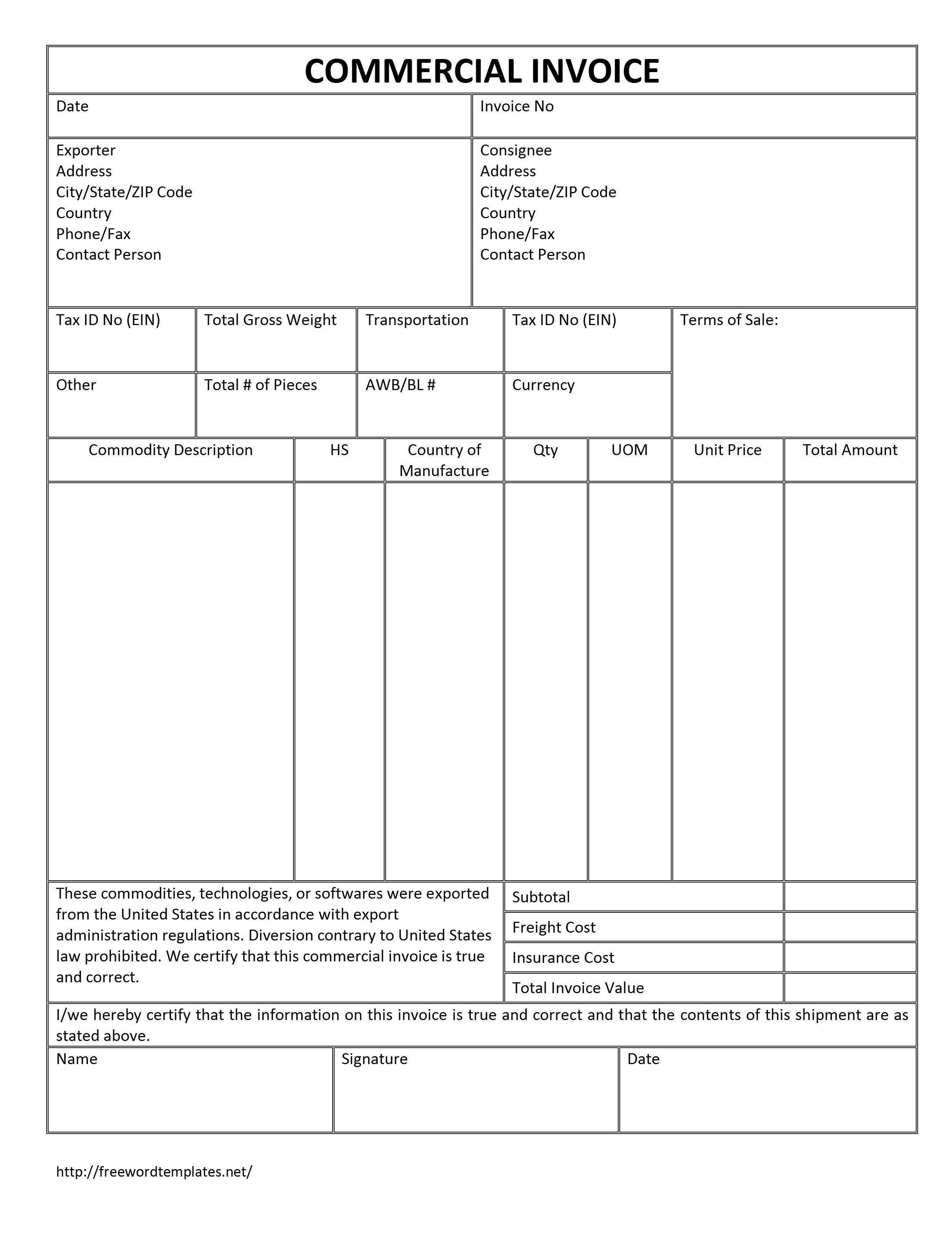 free-commercial-invoice-template-pdf-word