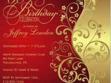 50Th Birthday Card Invitation Templates