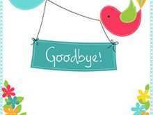 65 Creative Farewell Card Templates Free with Farewell Card Templates Free