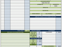 65 Creative Garage Invoice Template Excel Download by Garage Invoice Template Excel