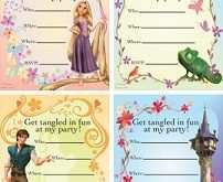 Rapunzel Birthday Card Template