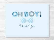 65 Creative Thank You Card Template Boy Now by Thank You Card Template Boy