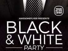 65 Customize Black And White Party Flyer Template PSD File for Black And White Party Flyer Template