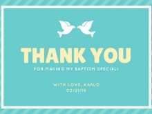 65 Format Thank You Card Template Christening in Word with Thank You Card Template Christening
