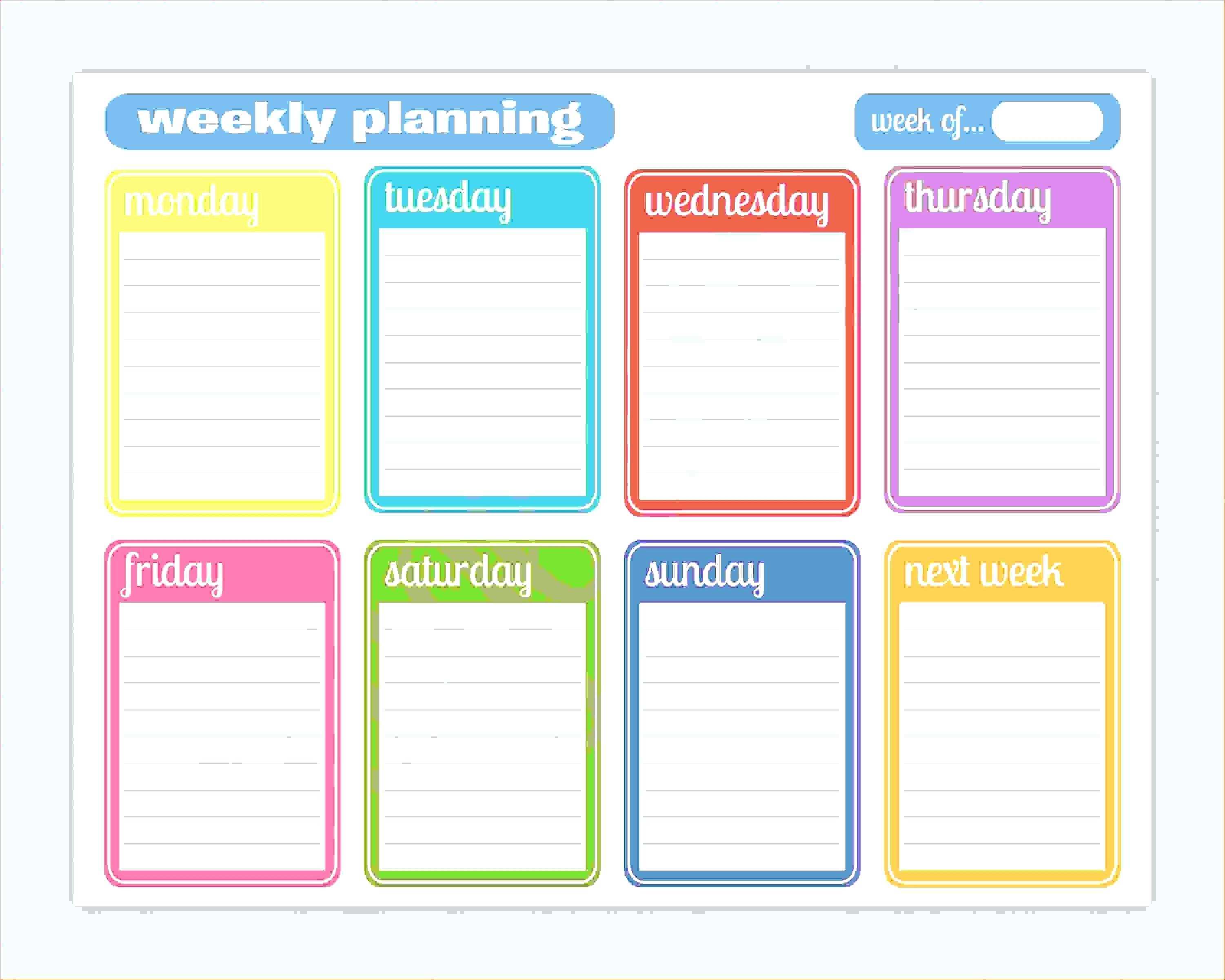 Free Printable Itinerary Template