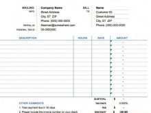 65 Hourly Invoice Example For Free with Hourly Invoice Example