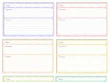 65 How To Create 4X6 Index Card Template Free Formating for 4X6 Index Card Template Free