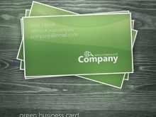 Business Card Template Green Free Download